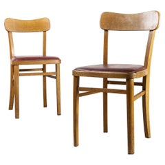 Retro 1950’s Pair of Bistro Dining Chairs