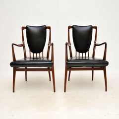 1950s Pair of Carver Armchairs by Andrew Milne
