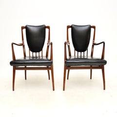 1950s Pair of Carver Armchairs by Andrew Milne