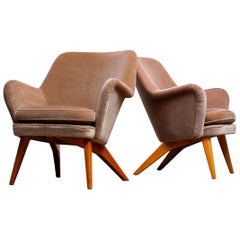 1950s Pair of Chairs by Carl Gustav Hiort af Ornäs for Puunveisto Oy-Trasnideri