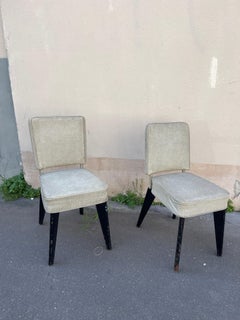 1950's pair of chairs by Dominique