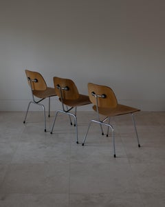 1950s Charles and Ray Eames DCM Dining Chairs by Herman Miller, USA