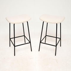 1950's Pair of Counter Stools by Frank Guille for Kandya