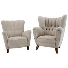 1950s Pair of Danish Armchairs