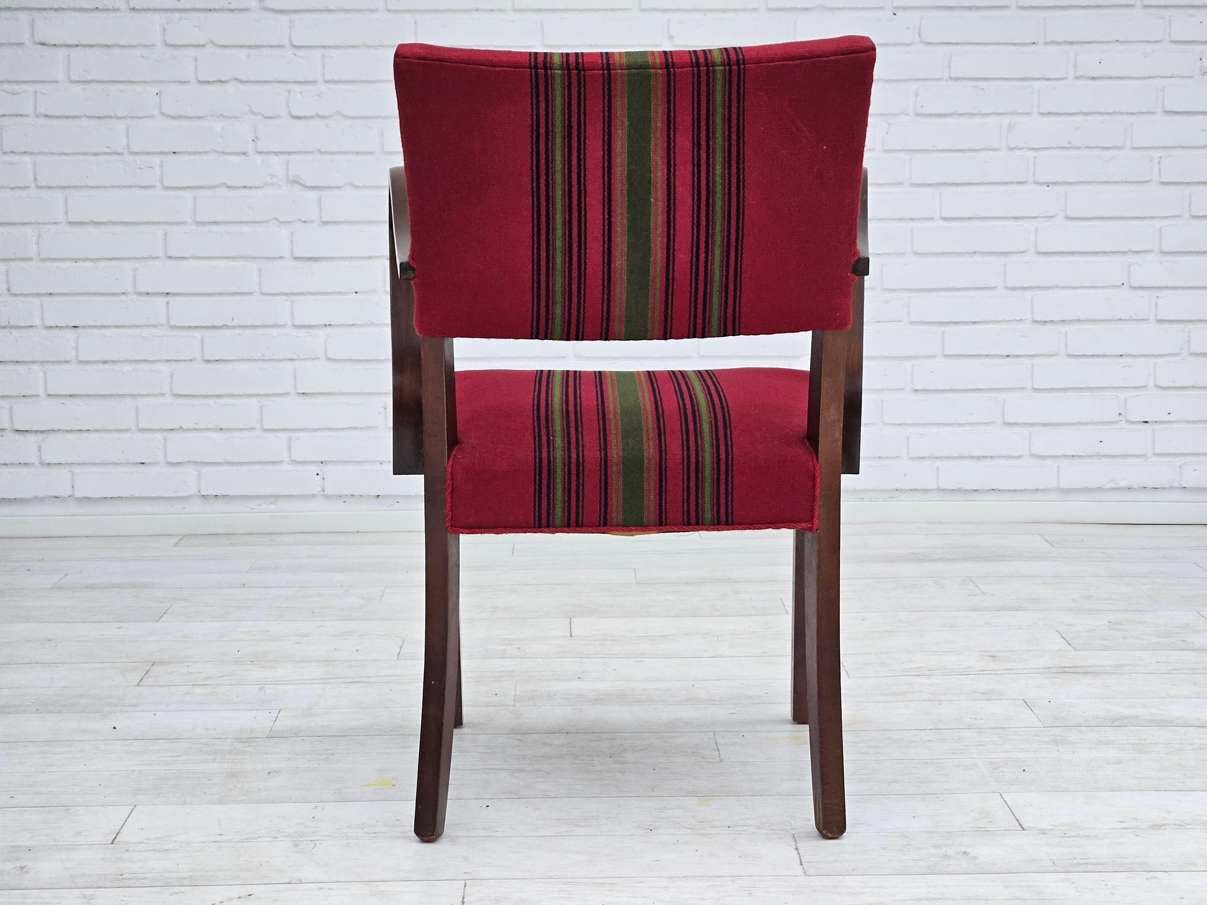 1950s, paire de fauteuils Wood Wood, riginal très bon état, bois de frêne. en vente 3