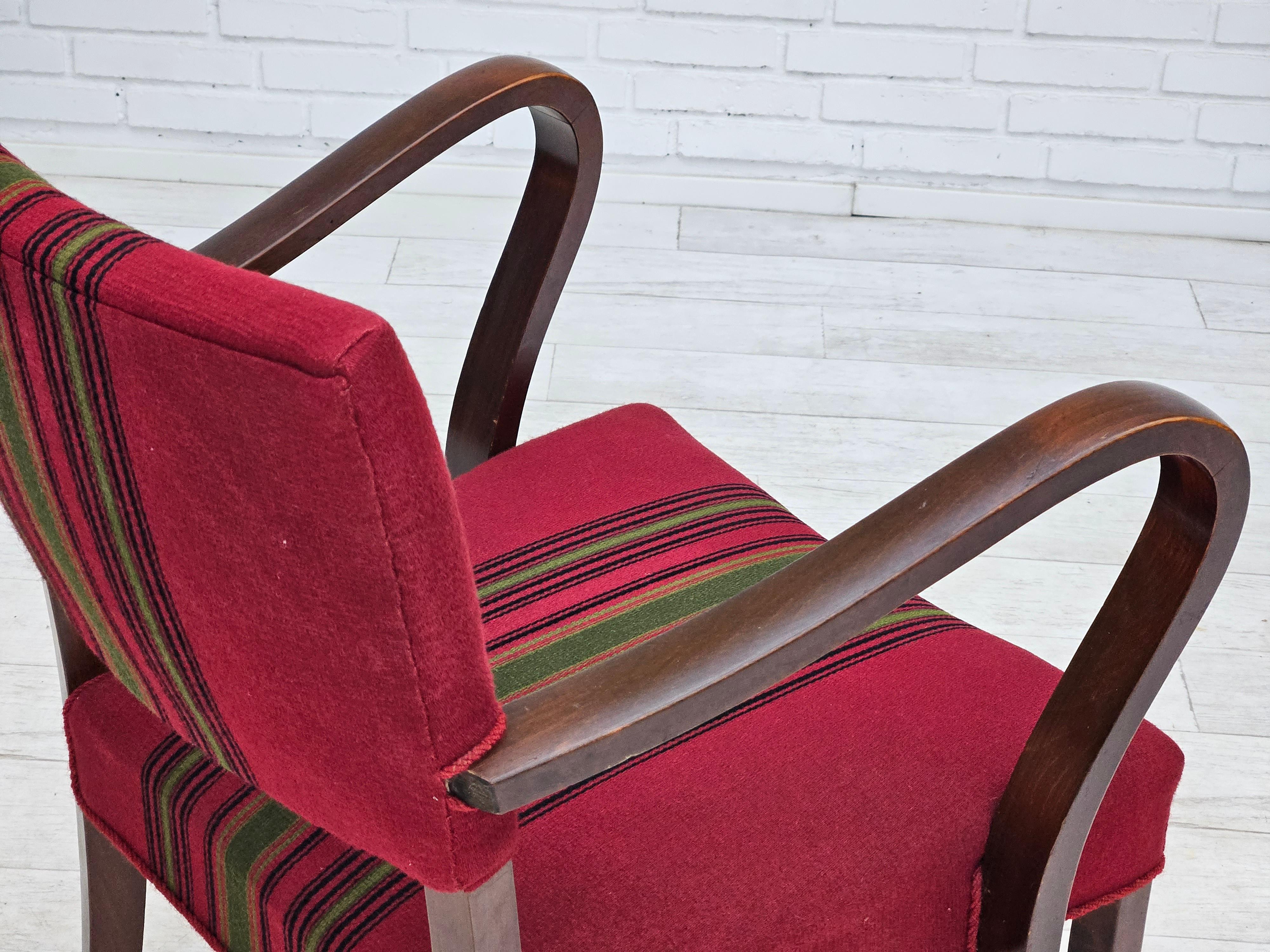 1950s, paire de fauteuils Wood Wood, riginal très bon état, bois de frêne. en vente 2