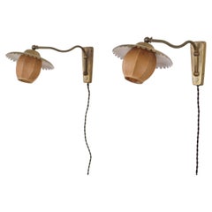 1950s pair of Danish Wall lights