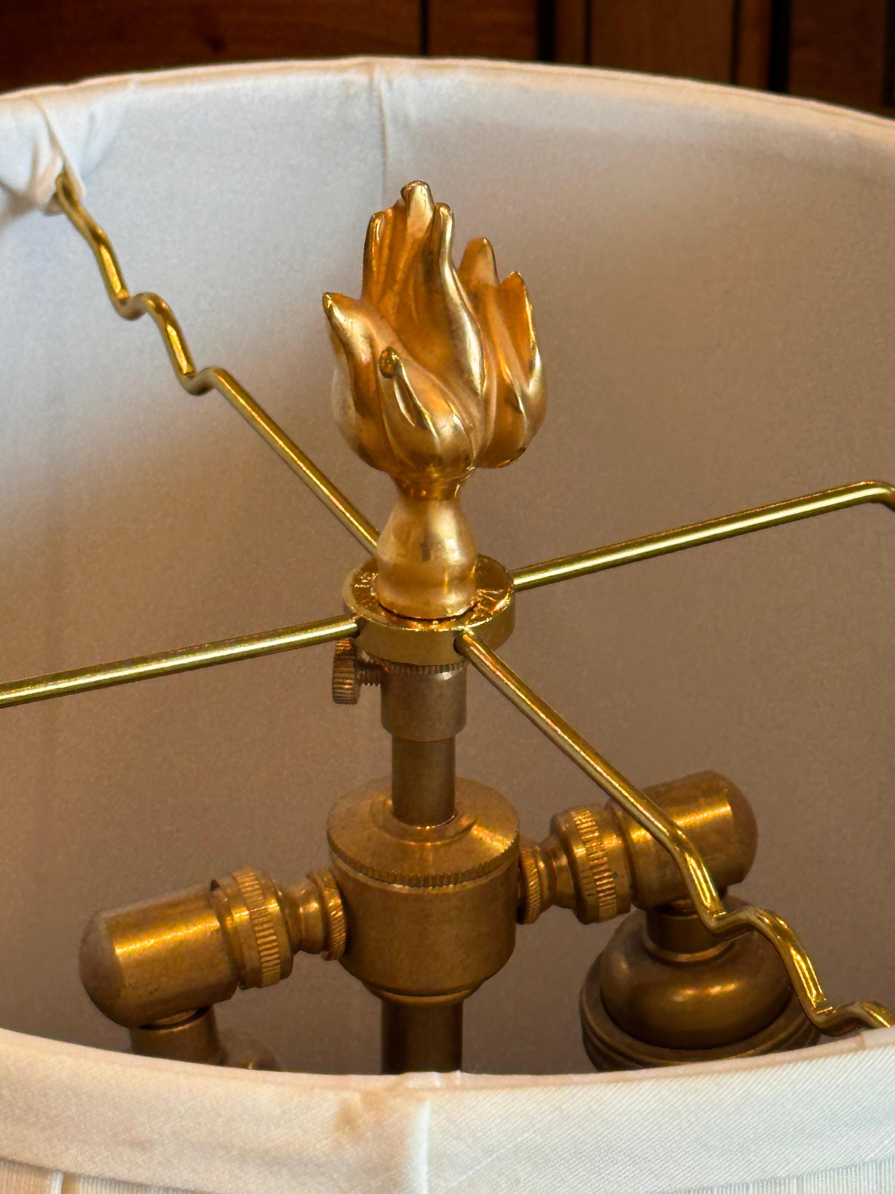 Pareja de Lámparas Decalcomania de los años 50 en venta 9