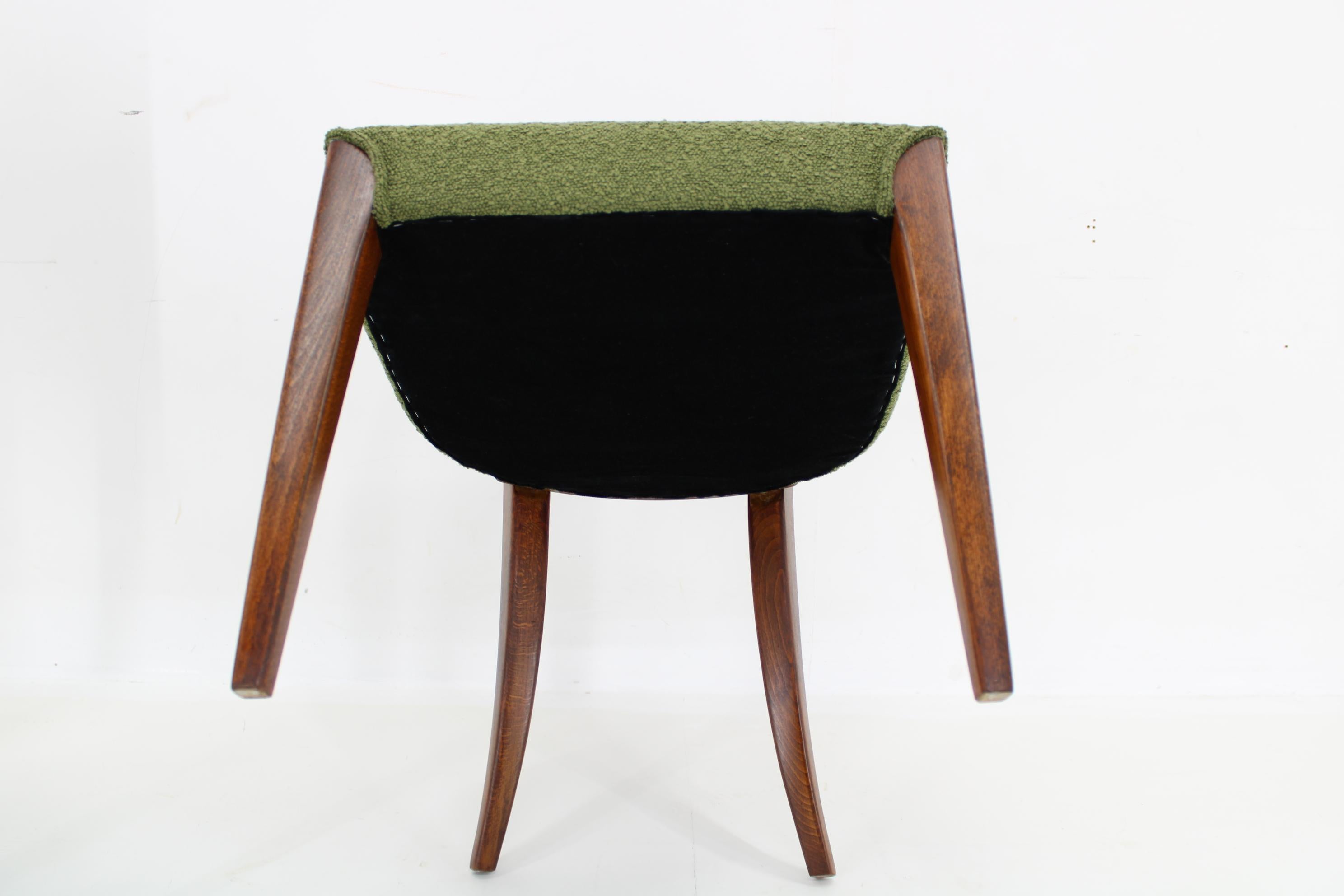 1950s Pair of Halabala Restored Side Chairs H-214 for UP Závody, Czechoslovakia For Sale 5