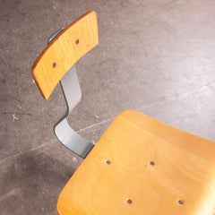 1950s Pair of Industrial Swiveling Machinists Chairs