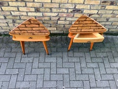 1950’s Pair of Italian Night Stands/Bedside Tables
