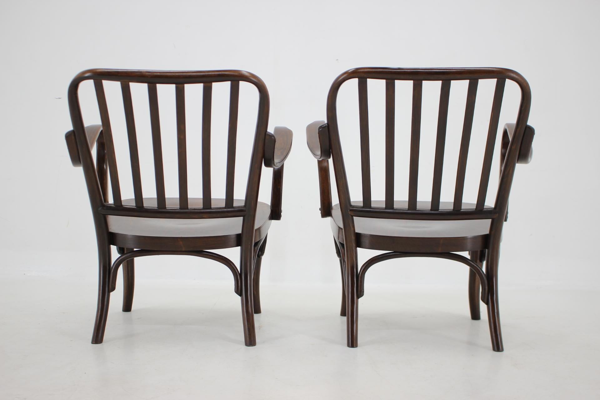 1950s Pair of Josef Frank Bentwood Armchairs no. 752 by Thon For Sale 5