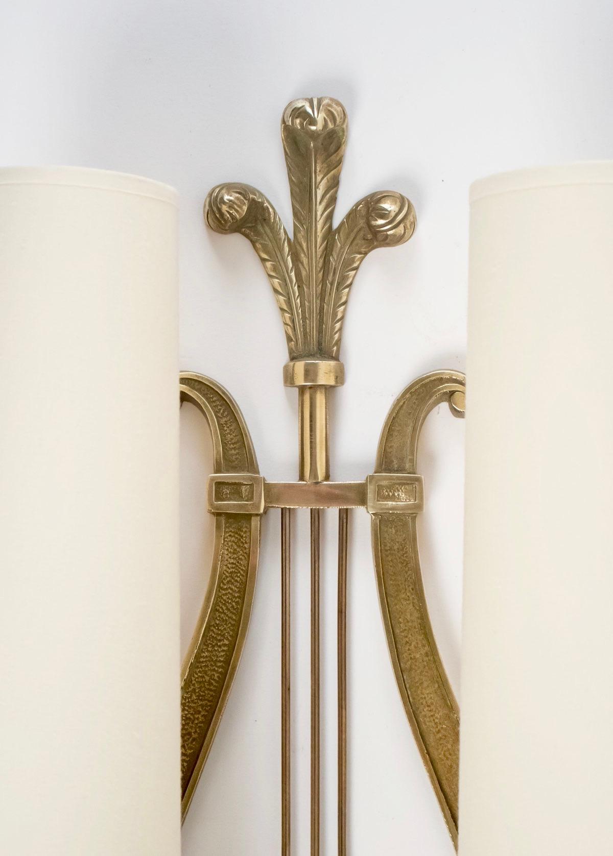1950s pair of Maison Charles neoclassical 
