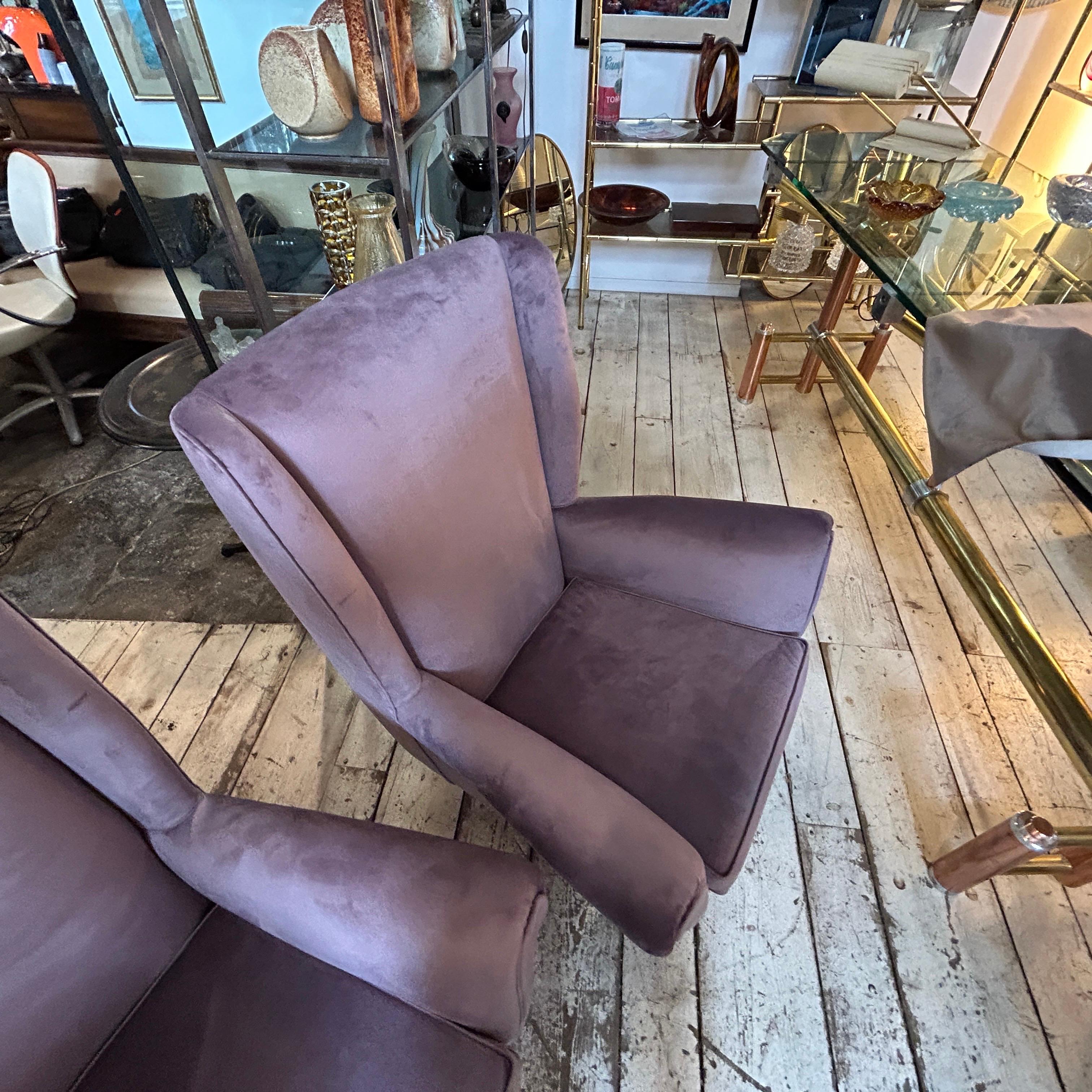 Due poltrone moderne di metà secolo in stile Gio Ponti 1950 Mod. 512 di ISA Bergamo in vendita 6