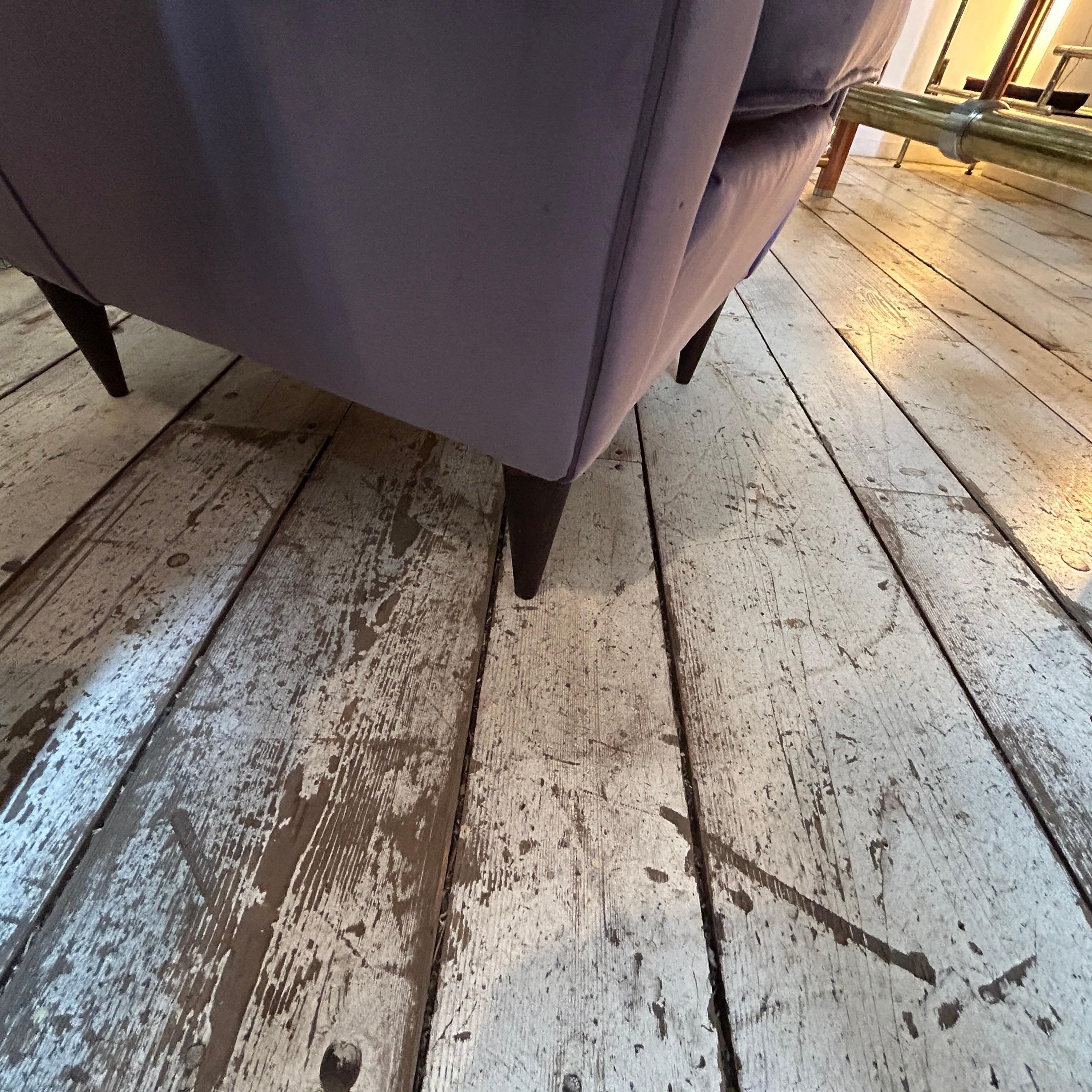 Due poltrone moderne di metà secolo in stile Gio Ponti 1950 Mod. 512 di ISA Bergamo in vendita 1