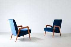 Paire de fauteuils modernistes des années 1950