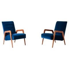 Paire de fauteuils modernistes des années 1950