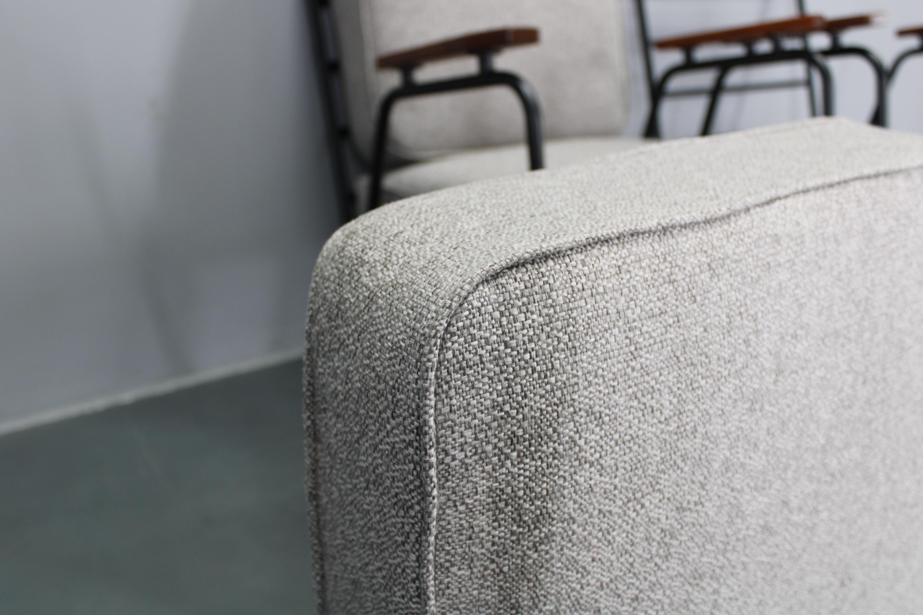 1950s Pair of Rare Restored Armchairs by RAWI, Netherland For Sale 5