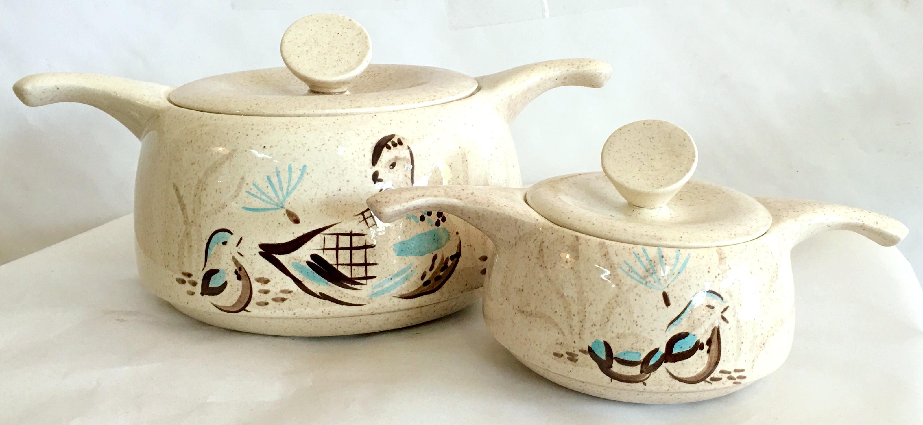 1950'S Red Wing Pottery Pair Of 