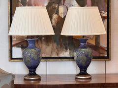 1950s Pair of Royal Doulton “Rose” Lamps