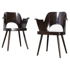 1950's, Pair of Side Chairs, Oswald Haerdtl Model 515