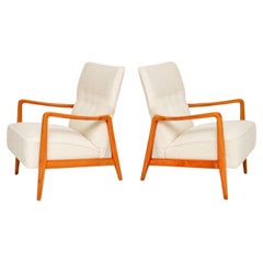 1950's Pair of Swedish Armchairs by Folke Ohlsson for Dux
