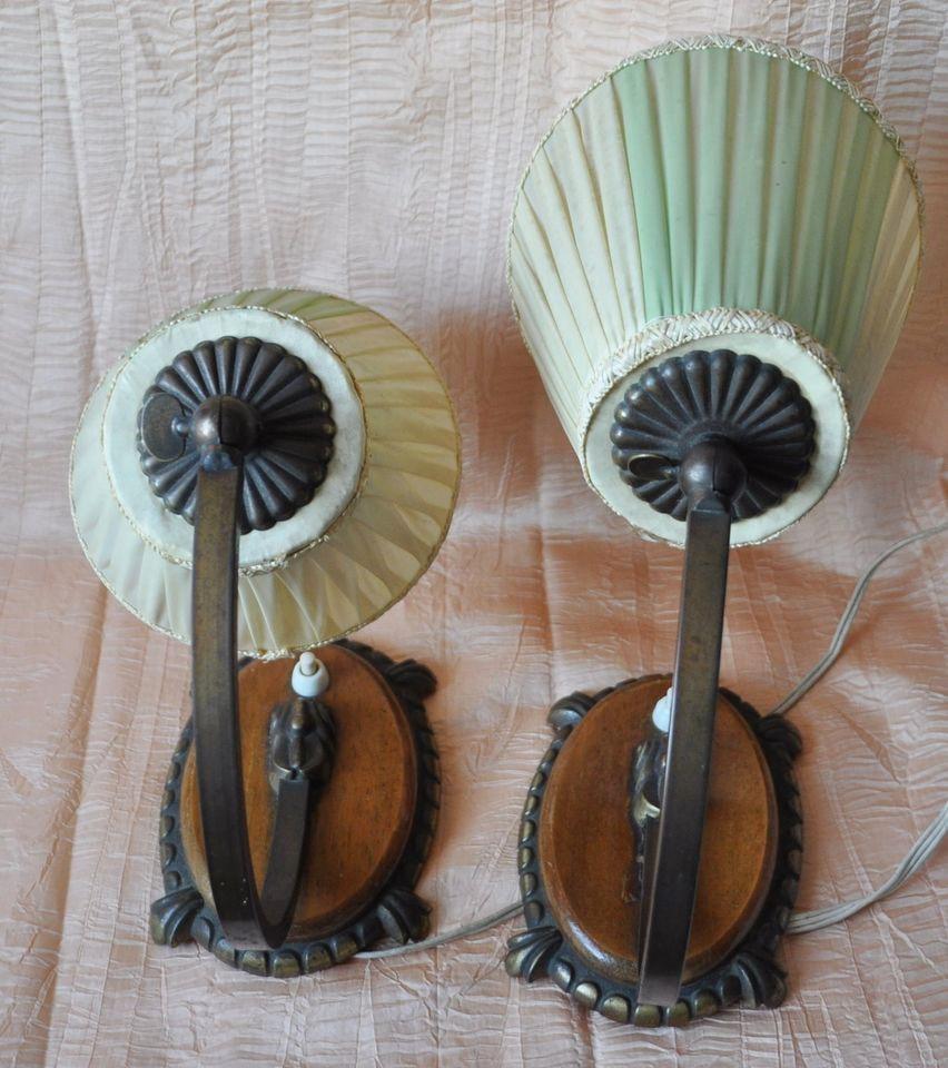Paire de lampes de table suédoises à bras réglable en laiton avec abat-jour plissé, années 1950 en vente 3
