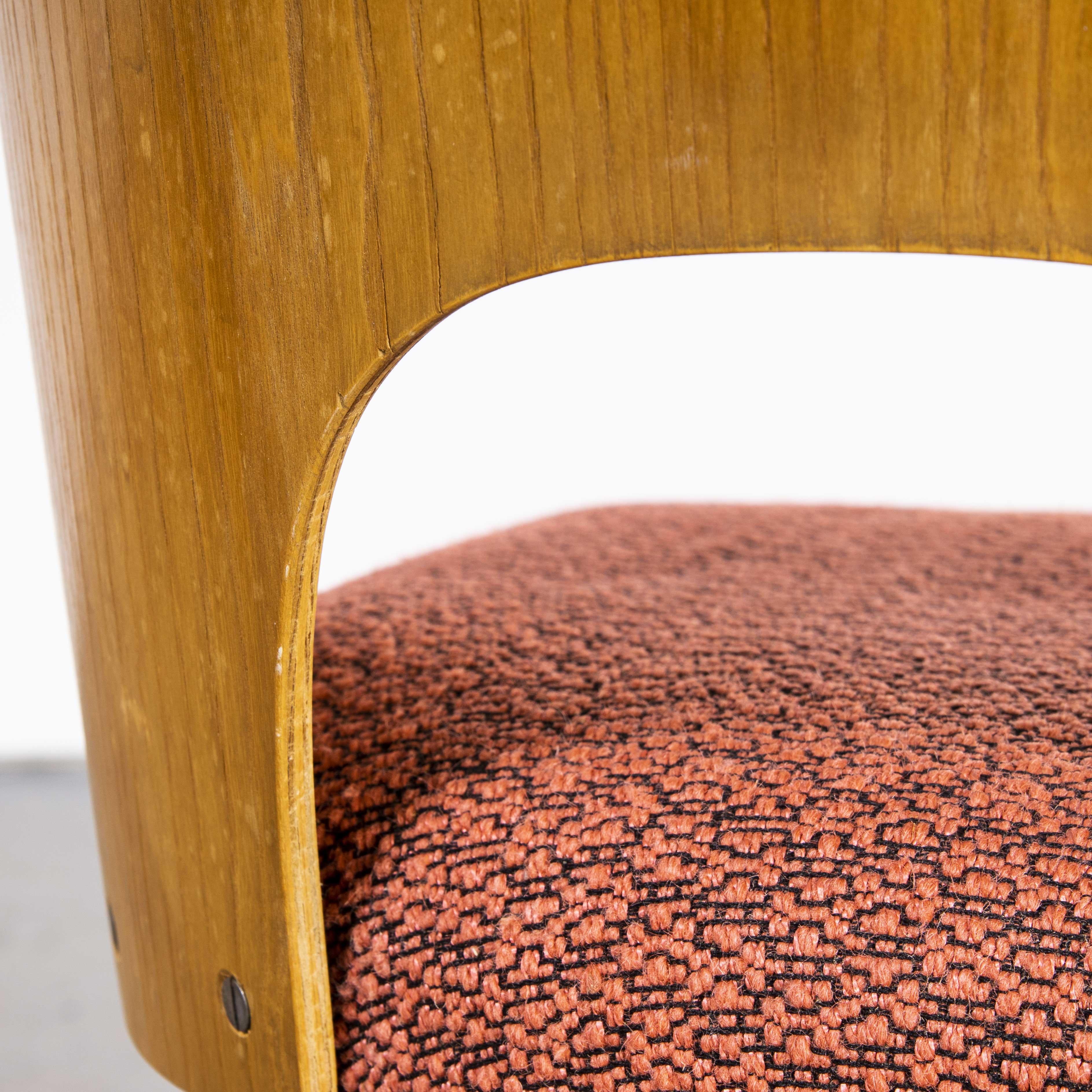 Milieu du XXe siècle Paire de chaises d'appoint tapissées des années 1950, Oswald Haerdtl Modèle 515 en vente
