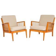 1950s Pair of Vintage Armchairs by George Stone