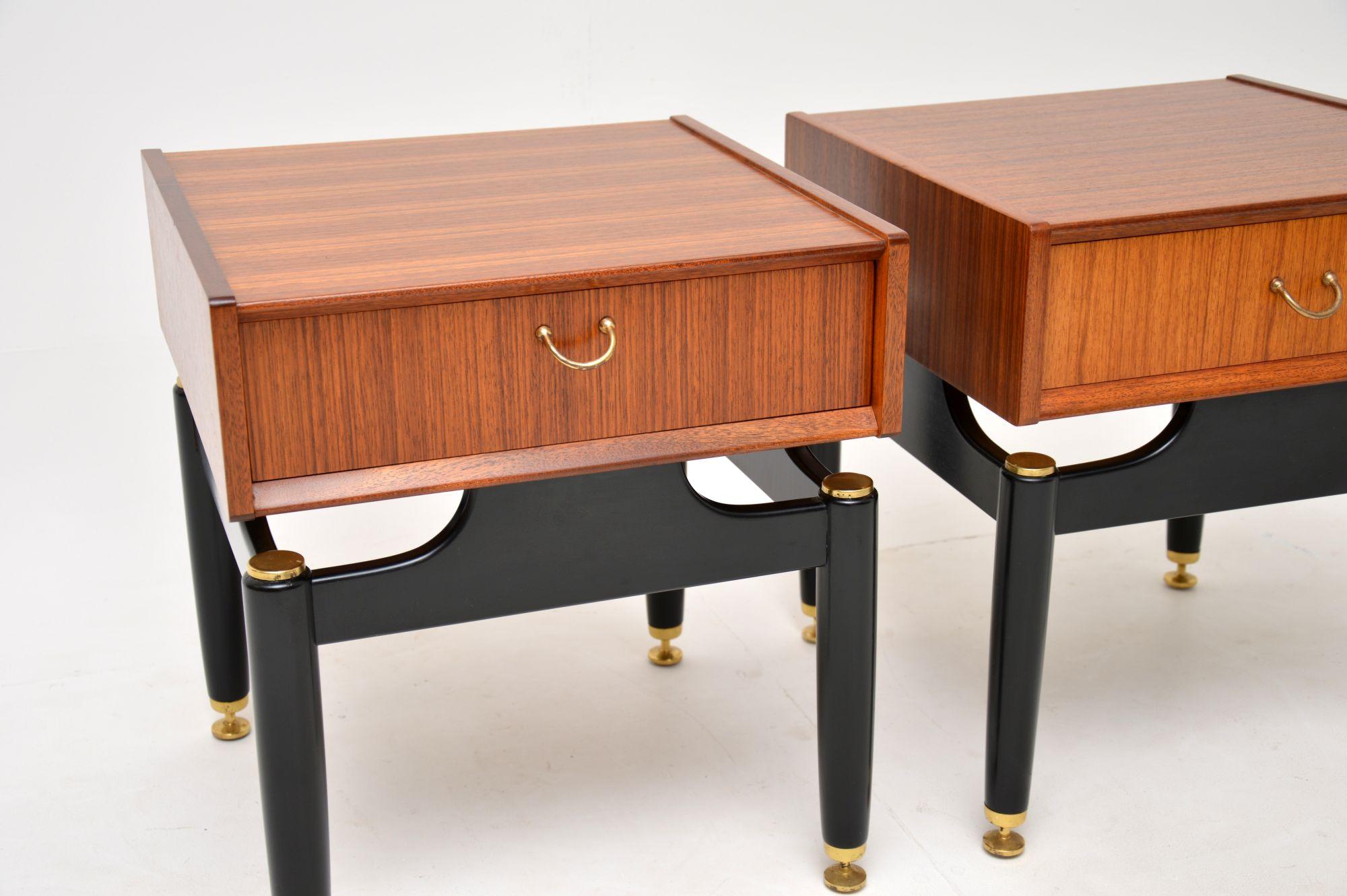 1950's Pair of Vintage Bedside / Side Tables by G Plan 1