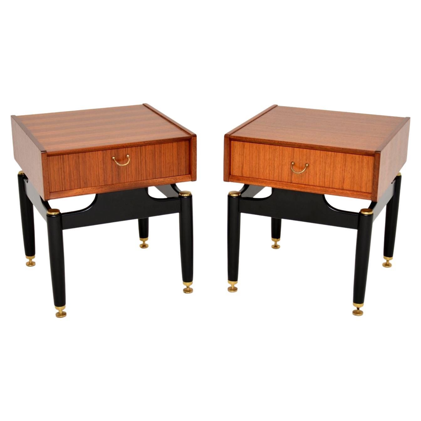 1950's Pair of Vintage Bedside / Side Tables by G Plan