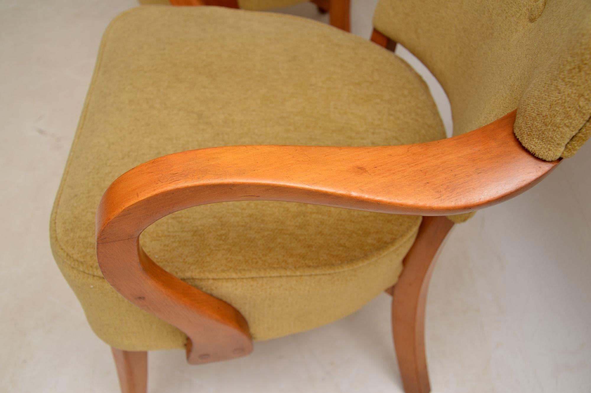 1950s Pair of Vintage Cocktail Armchairs 3