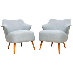 1950s Pair of Vintage Cocktail Armchairs