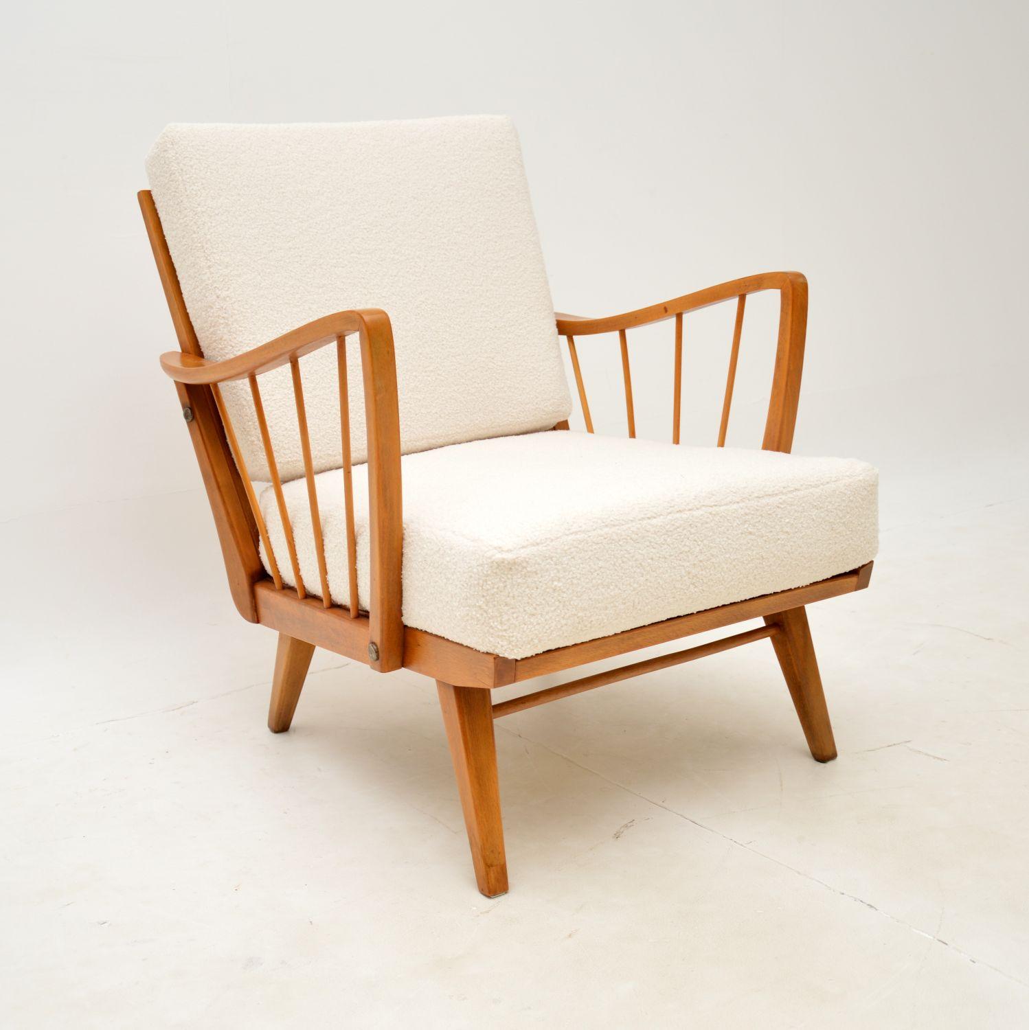 1950s Pair of Vintage French Armchairs 4