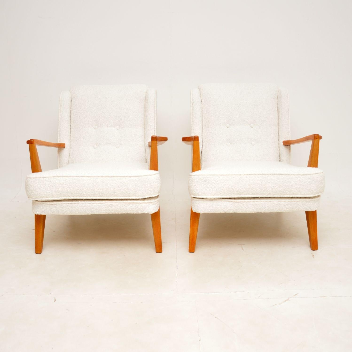 Mid-Century Modern 1950s Pair of Vintage G Plan Armchairs For Sale