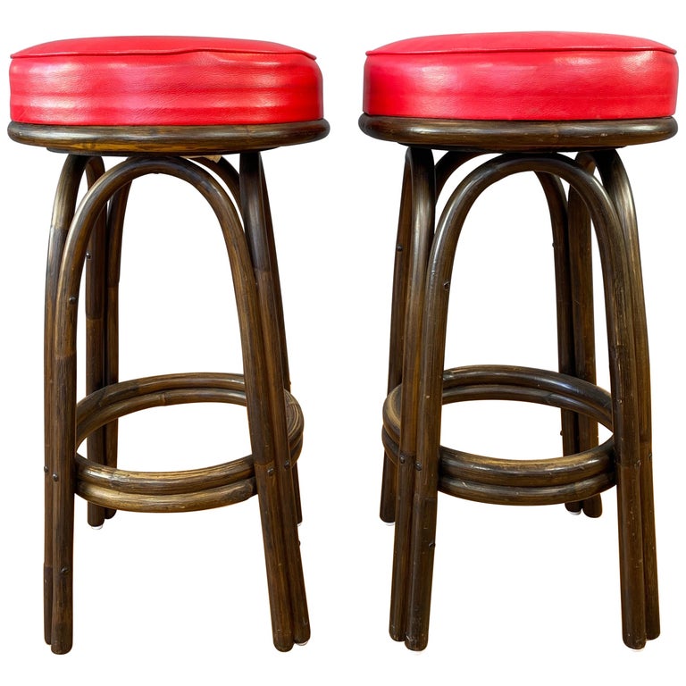 Bamboo tiki bar 2025 stools