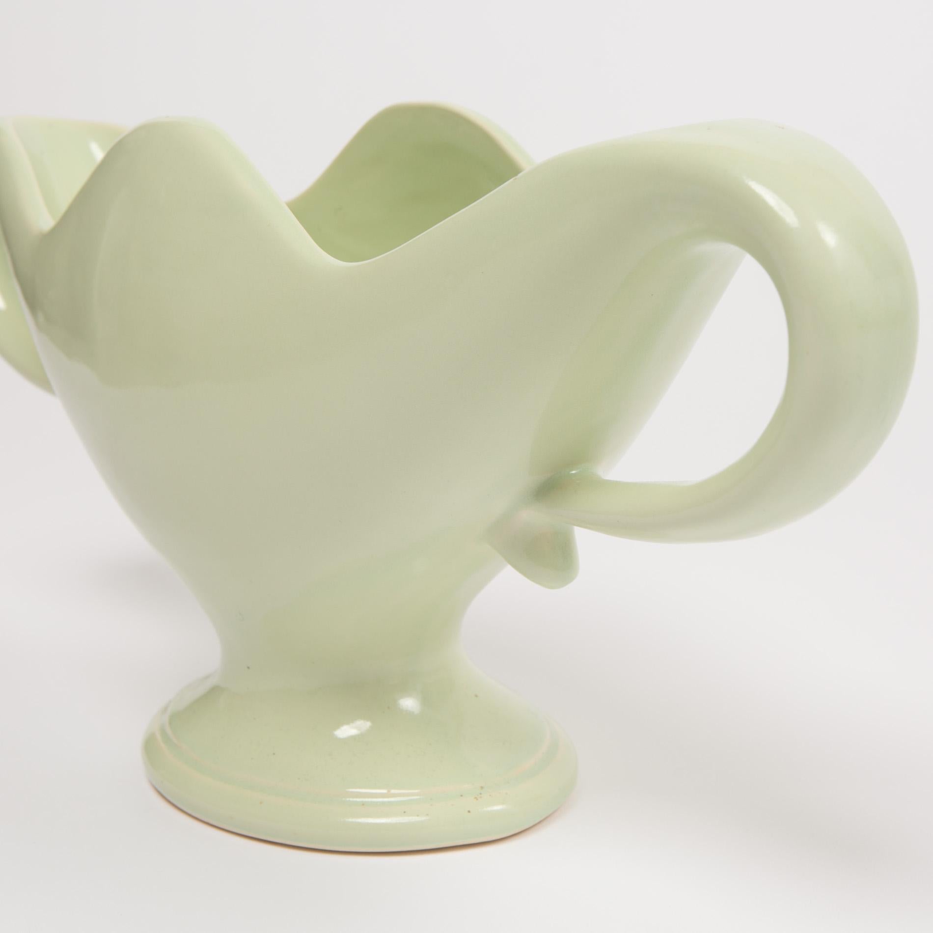Mid-20th Century 1950s Pale Green Glazed Fulham Pottery Urn by Constance Spry