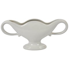 1950s Pale Grey/Blue Fulham Pottery Vase