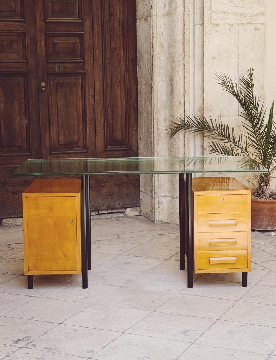 1950s 'Palermo' Desk by G. Caccamo Mobili For Sale 5