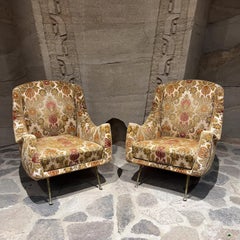 Chaises longues italiennes originales attribuées à Paolo Buffa années 1950