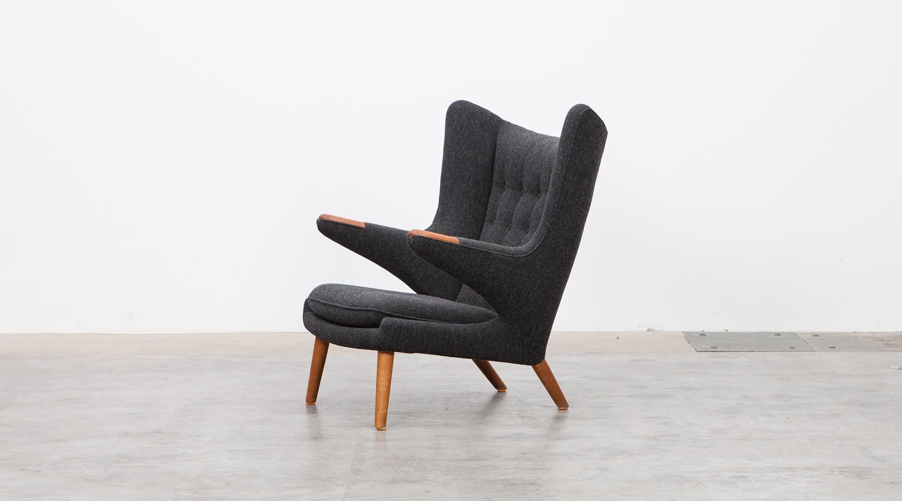 Mid-Century Modern 1950s Papa Bear Chair by Hans Wegner 'e'
