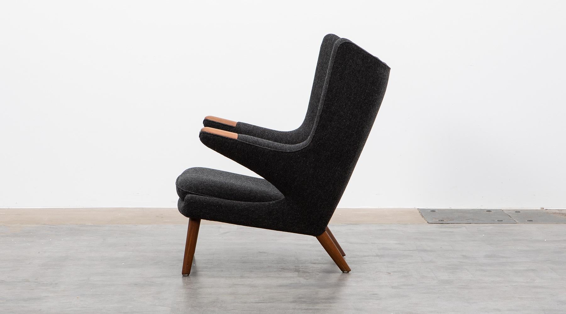 Mid-Century Modern 1950s Papa Bear Chair by Hans Wegner 'g'
