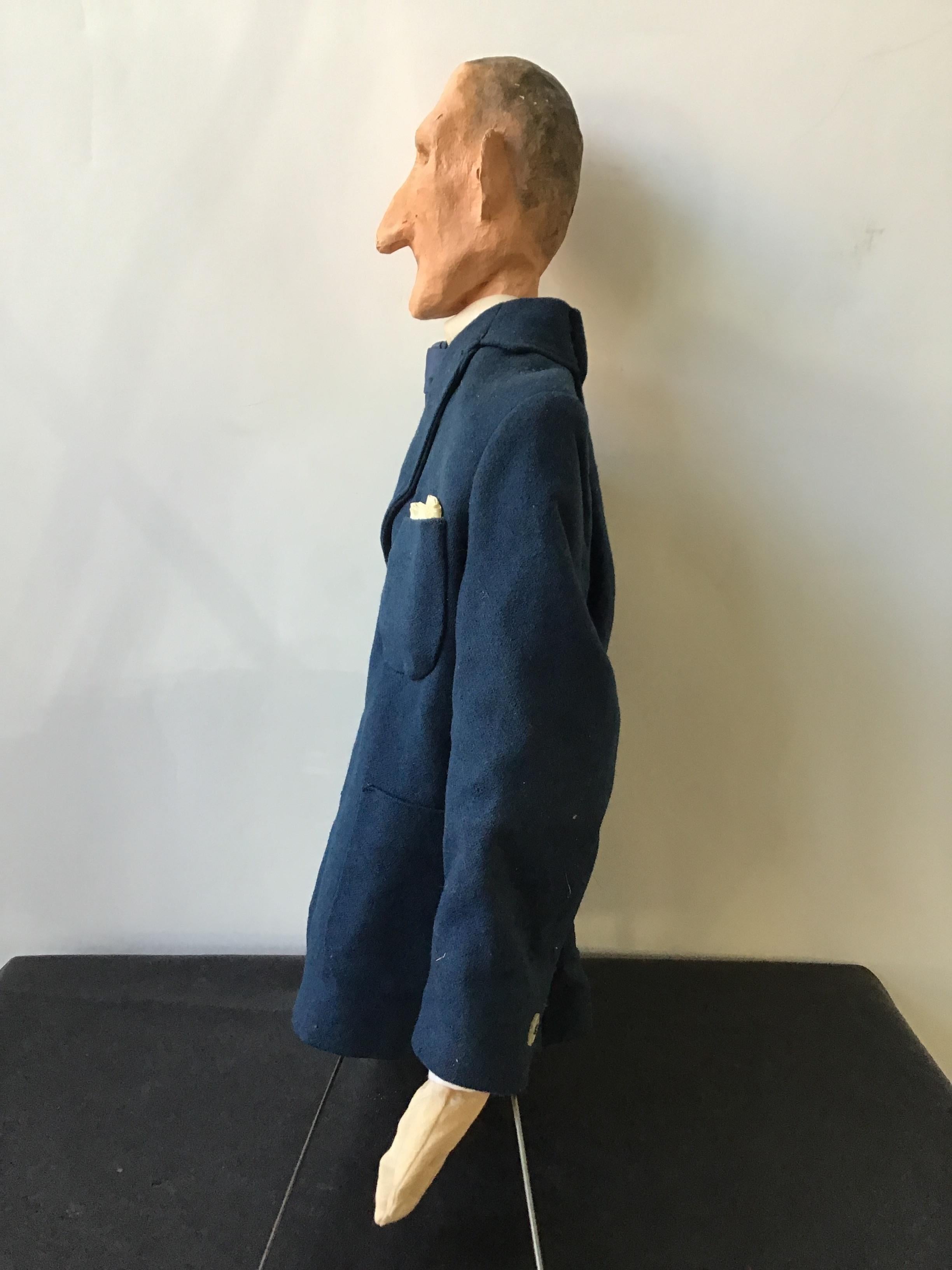 1950s Paper Mache Puppet In Good Condition In Tarrytown, NY
