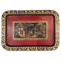 Used 1950s Paper Mache Tray