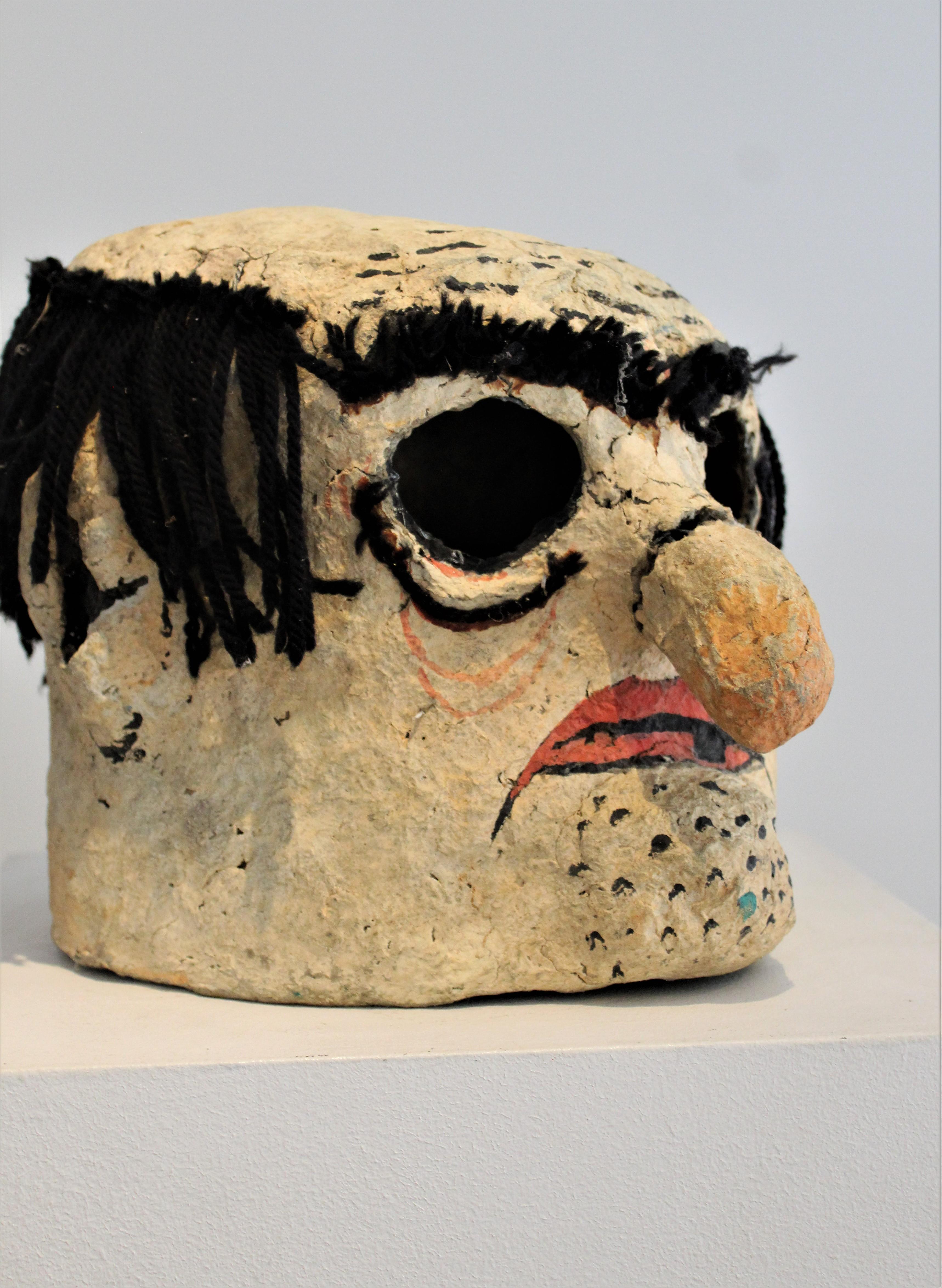 Mid-20th Century 1950's Papier mâché french theatre head For Sale