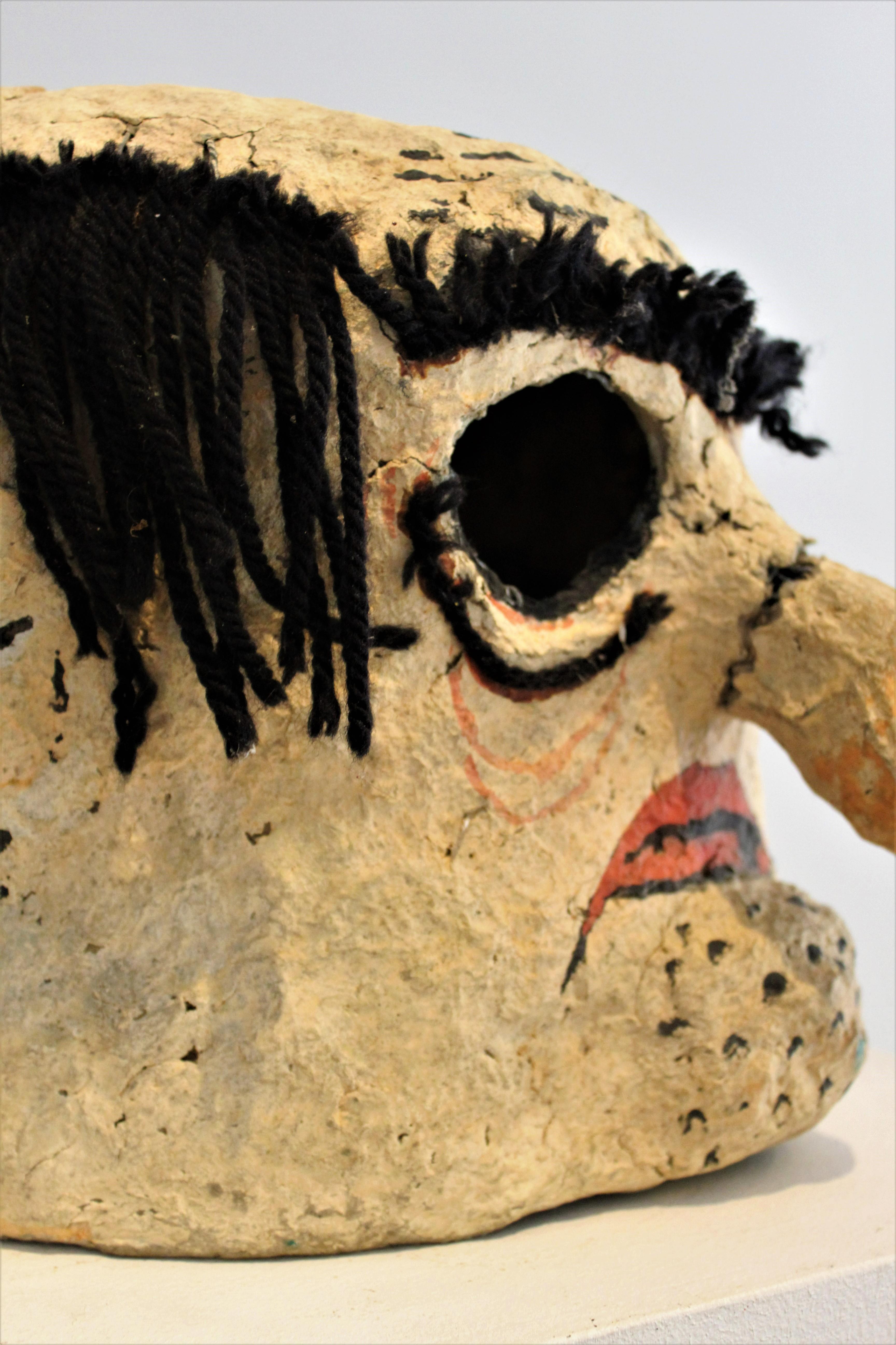 1950's Papier mâché french theatre head For Sale 1