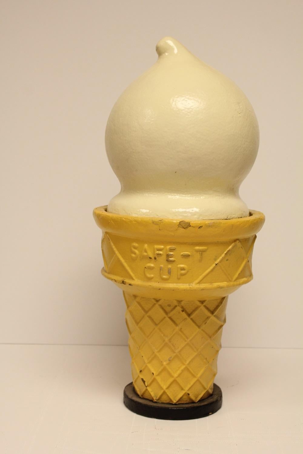 paper mache ice cream cone