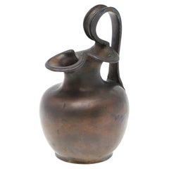 1950s Patinated Bronze Vessel