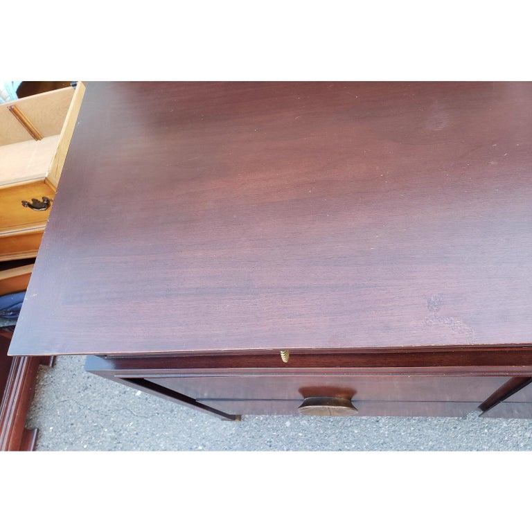 1950s Paul Frankl for Johnson Furniture Lowboy Dresser For Sale 4