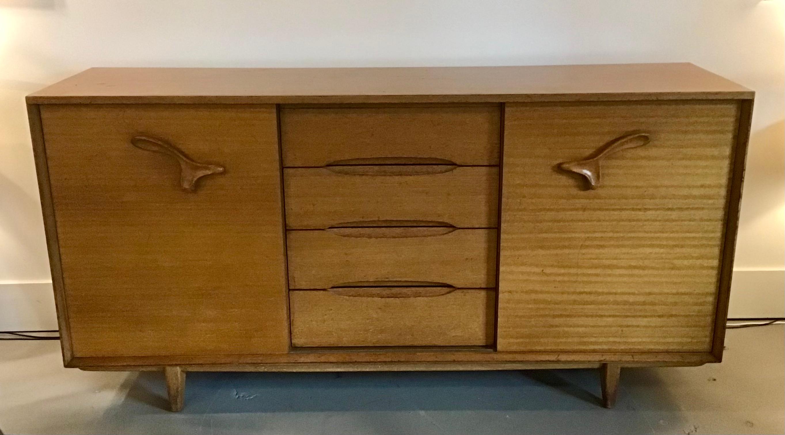 Credenza Paul Laszlo de los años 50 para Brown Saltman Estadounidense en venta